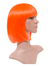 Short Orange Bob Wig with Fringe for party, fancy dress and cosplay