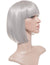 Silver Grey Bob Party Wig