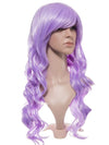 Lilac Long Curly Party Wig