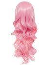 Pastel Pink Long Curly Party Wig