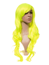 Fluorescent Long Curly Party Wig