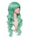 Emerald Green Long Curly Party Wig