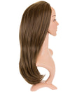 Angelina 24 Inch Straight to Flick Reversible Half Head Wig