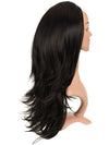 Angelina 24 Inch Straight to Flick Reversible Half Head Wig