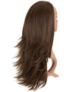 Angelina 24 Inch Straight to Flick Reversible Half Head Wig