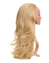 Angelina 24 Inch Straight to Flick Reversible Half Head Wig