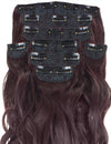 Angella 18 Inch Curly 8 Piece Clip in Hair Extensions