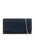 Navy Blue Glitter Rhinestone Foldover Clutch Bag