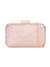 Champagne Sequin Rounded Edge Box Clutch Bag