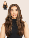 28 Inch Wavy Layered Half Head Wig