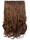 Selena 20 Inch Curly One Piece Clip in Hair Extensions