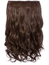 Selena 20 Inch Curly One Piece Clip in Hair Extensions