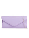 Lilac Classic Envelope Clutch