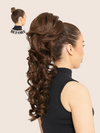  24 Inch Curly Bump-Up Drawstring Ponytail Extensions