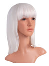 White Long Bob Party Wig