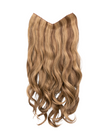 Curly Lightweight 22 Inch V-Shape One Weft Hair Extensions