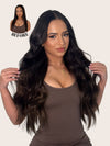 22 Inch Natural Wave Brushed Out Curls One Piece Clip In Hair Extensions 