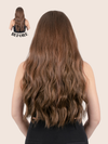 22 inch natural wave synthetic clip in hair extensions