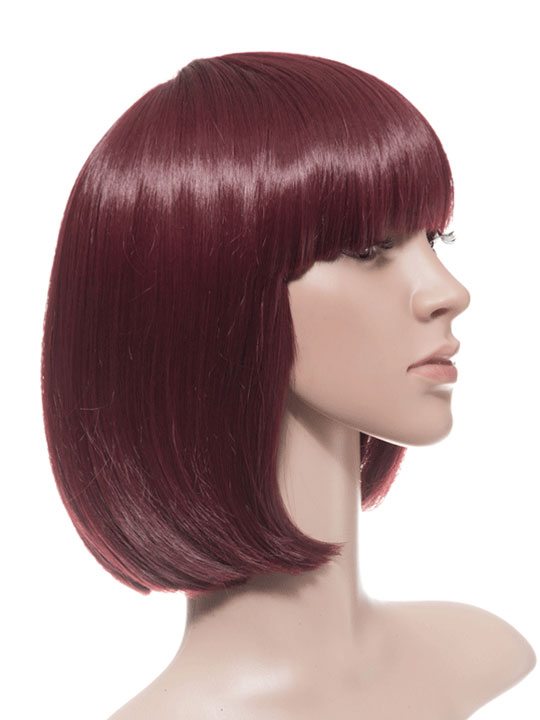 Wine Red Bob Party Wig