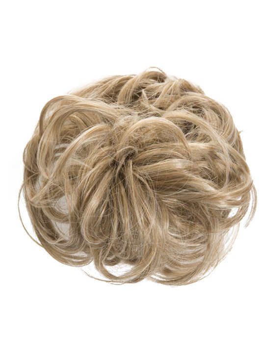 large hair scrunchie honey blonde