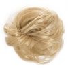 large hair scrunchie golden blonde