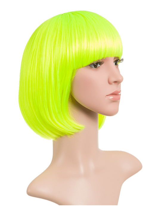 Fluorescent Bob Party Wig