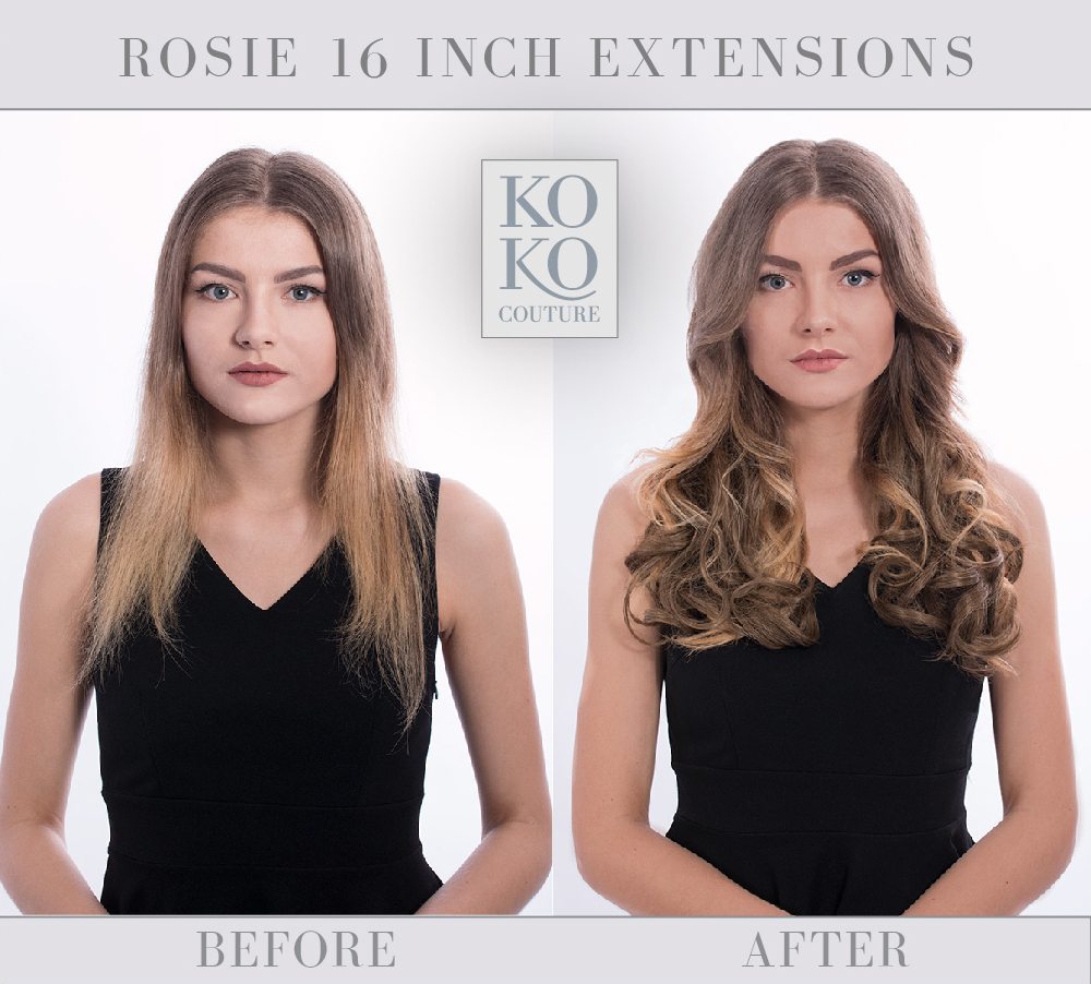 Curly hair extension weft from KOKO Couture