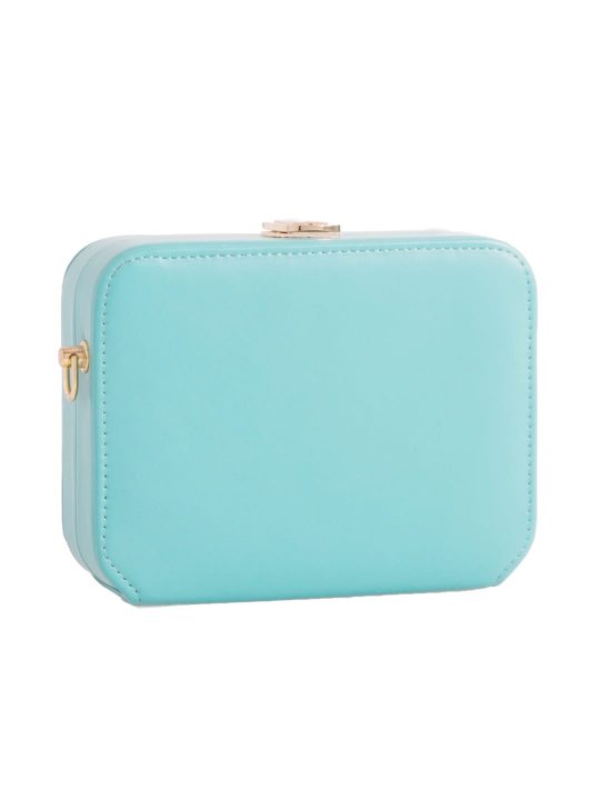 ESBEDA Handbags : Buy ESBEDA Purple Color Glitter Shine Box Clutch