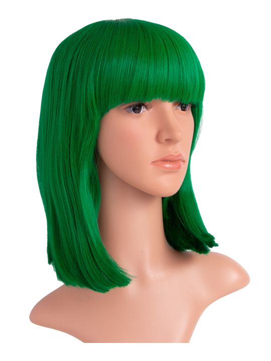 Apple Green Long Bob Party Wig