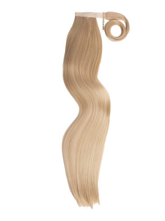 26 Inch Straight Golden Blonde Wraparound Ponytail
