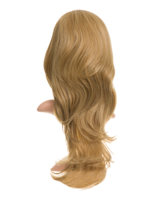 Honey Blonde Wavy Layered Half Head Wig
