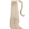 Short Straight Light Golden Blonde Wraparound Ponytail